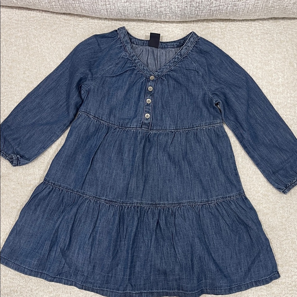 GAP Denim Blue Kids Casual Dress